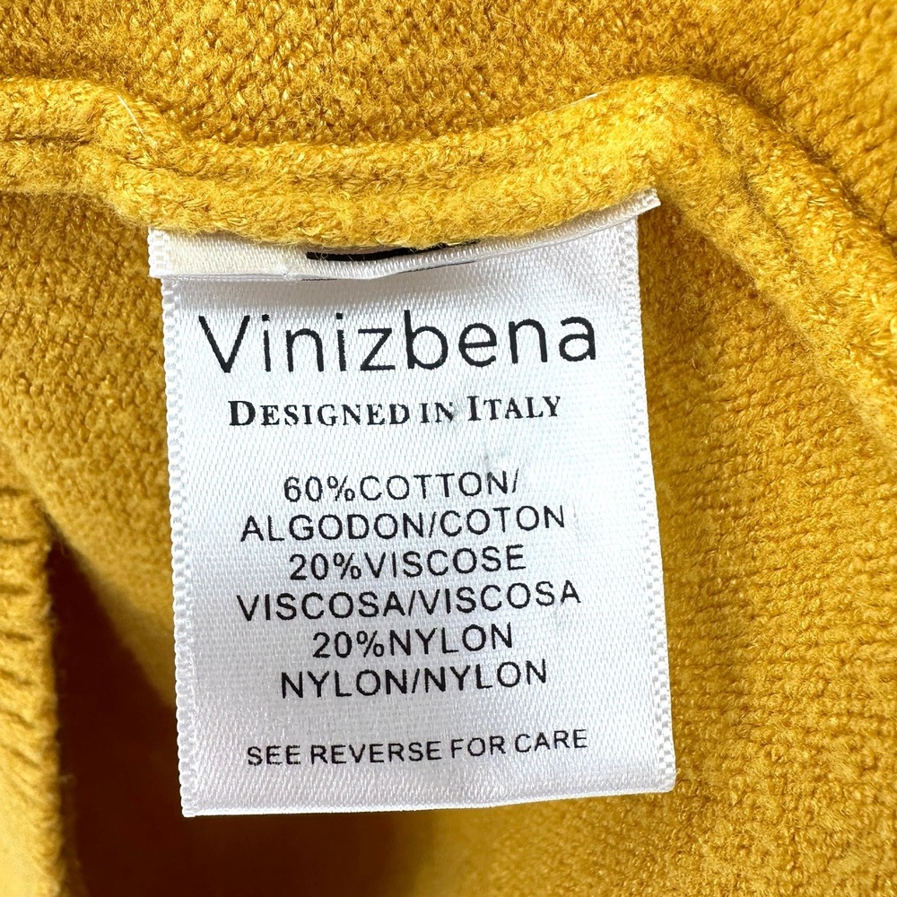Rhinestone Teddy Bear Sweater Small Mustard Yellow Statement Knit Girlhood‎ Y2K - Picture 6 of 8